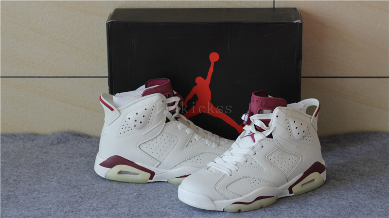 Authentic Air Jrdan 6 Retro Maroon